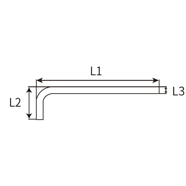 亞光花型特長內(nèi)六角扳手