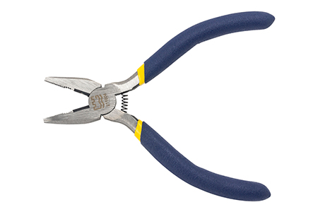 Great Wall American-Style Polished Mini Combination Pliers, Dip Handle