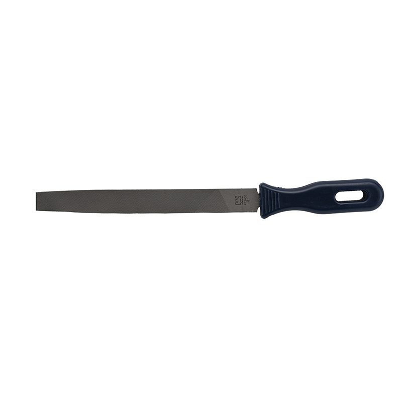 Great Wall Plastic Handle Half-Round File, Fine Teeth