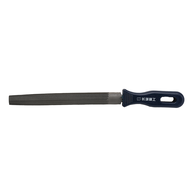 Great Wall Plastic Handle Half-Round File, Fine Teeth