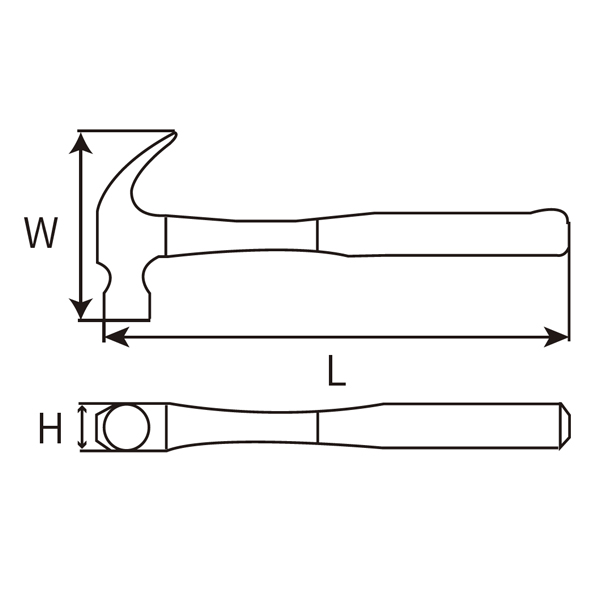 Great Wall Precision Polished Fiber Handle Claw Hammer