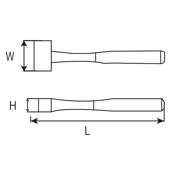 Great Wall Wooden Handle Stone Mason Hammer